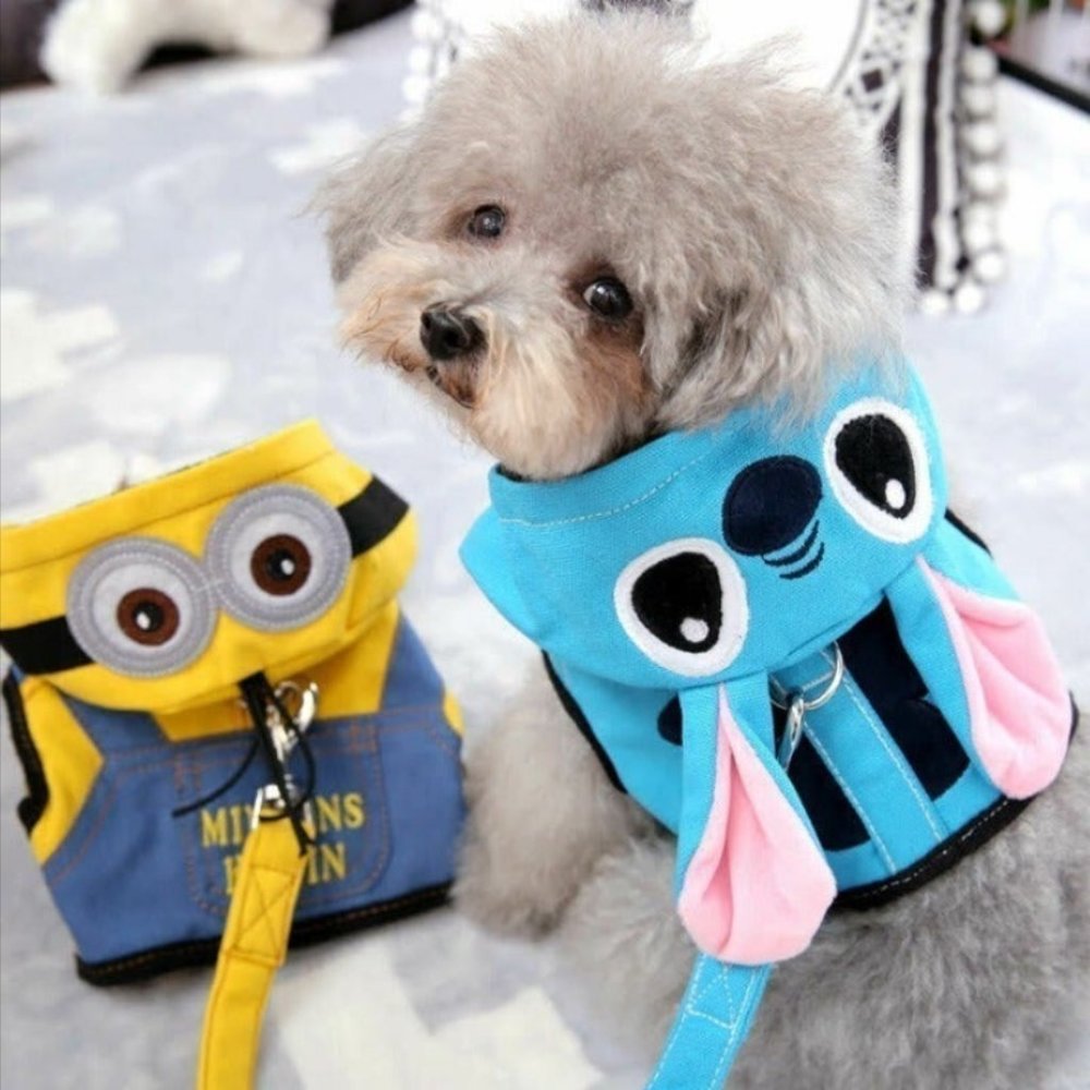 Stitch Dog mesh Vest harness size S